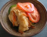 A picture of step 6 of 'Nanban-zuke' (Marinated Fried Fish).