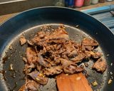 A picture of step 3 of Beef Yakiniku.