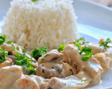 Foto del paso 5 de la receta: Pechuga de pollo de corral con puerros a la crema
