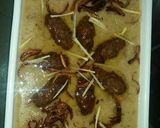 A picture of step 9 of Hareesa with kababs 😍😋.