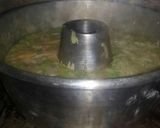 Foto langkah ke 3 dari resep Bolu mentega pandan 2 in 1 (otang).