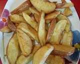 Foto del paso 4 de la receta: Gajos de patatas fritas
