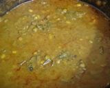 A picture of step 7 of Panchkutiyu Shaak.