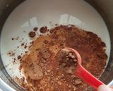 Foto langkah ke 3 dari resep 135. Choco Silky Puding Marie Fla Keju.
