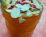 A picture of step 4 of Mango dryfruit shake.