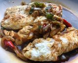 Foto langkah ke 4 dari resep Telor ceplok saus inggris ala Frielingga.