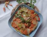 Foto langkah ke 5 dari resep Tumis Wortel Sawi Putih.