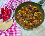 A picture of step 8 of Spicy Meatball and Potato Stew.