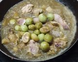 รูปขั้นตอนการทำที่ 2 ของ ขนมจีนแกงเขียวหวานไก่