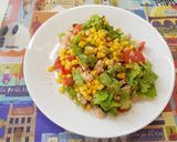 Foto del paso 6 de la receta: Ensalada light.🌽🍅🥗🍴