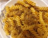A picture of step 4 of Pasta 🥰.