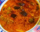 A picture of step 17 of Vegetable dhokra (memoni dish).
