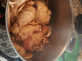 Pollo con champiñones