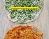 A picture of step 1 of Broccoli and Cheese Quesadillas.