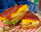Foto del paso 2 de la receta: Tosta de mango y jamón