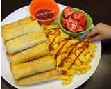 عکس مرحله 2 از دستور بورک قارچ و گوشت