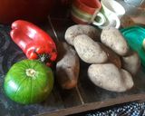 Foto del paso 1 de la receta: Papa con queso y ensalada surtida ^Menú vegetariano^