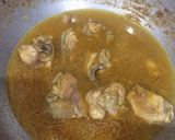 A picture of step 2 of Chicken Nehari.