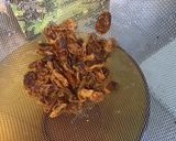 Une image de l'étape 3 de Salade feuille de chêne rouge au bleu de bresse et raisins (sauce au melfor).