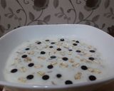 صورة لخطوة 1 من وصفة الحليب بالشوفان 😋💖