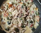 Foto del paso 2 de la receta: "Verduras Salteadas c/Champiñones a la crema y Spaghetti"😋