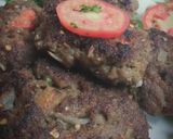 A picture of step 4 of Chapli kabab.