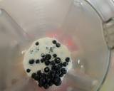 Blueberry milkshake