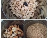 A picture of step 1 of Peanuts and Sesame seeds Gajak.