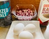A picture of step 1 of Red Onion 🧅 AirFry Eggs.