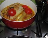 A picture of step 11 of Persian Eggplants Stew with Chicken.