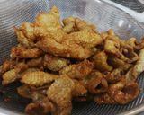 รูปขั้นตอนการทำที่ 3 ของ หนังไก่ทอด