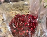 A picture of step 1 of Pomegranate Cocktail.