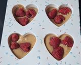 Une image de l'étape 2 de Coeurs moelleux à la framboise.