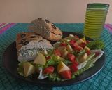 Foto del paso 11 de la receta: Ciabatta artesanal con aceitunas rellena de espinacas con queso