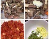 A picture of step 2 of Mutton karahi/shinwari karahi.