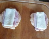 Une image de l'étape 4 de Médaillons de poulet au maroilles ou au cheddar.