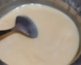 A picture of step 3 of Mango, chocolate, strawberry trifle.