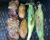 A picture of step 5 of California Farm July 4 BBQ Steak Dinner.