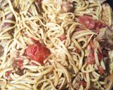 Foto del paso 6 de la receta: Noodles En Salsa de Lima, Leche de Coco y Café con verduritas a la Mantequilla