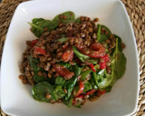 Foto del paso 12 de la receta: Ensalada de lentejas con verduras asadas