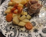Une image de l'étape 2 de Paupiette de porc et ces légumes au cookeo.
