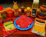 A picture of step 1 of Mike's Garlic Juicy [aka Jucy] Lucy Hamburgers.