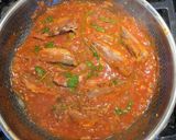 A picture of step 2 of Sardines in Tomato Sauce with Pico de Gallo Salsa.