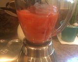 A picture of step 5 of Non-dairy strawberry smoothie🍓.
