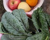 Foto langkah ke 1 dari resep Jus Kale Timun Mix Fruits (1).