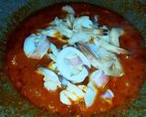 Gambar langkah 6 resipi Spaghetti Marinara.
