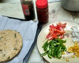 A picture of step 3 of Very healthy upma pizza.