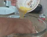 A picture of step 1 of Simple donuts with my lovely tea.