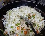 A picture of step 6 of Chinese rice.