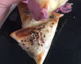 Foto del paso 5 de la receta: Samosas de queso de burgos y pesto